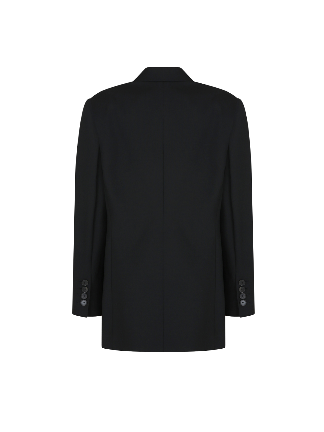 Row fit virgin wool jacket (Black)