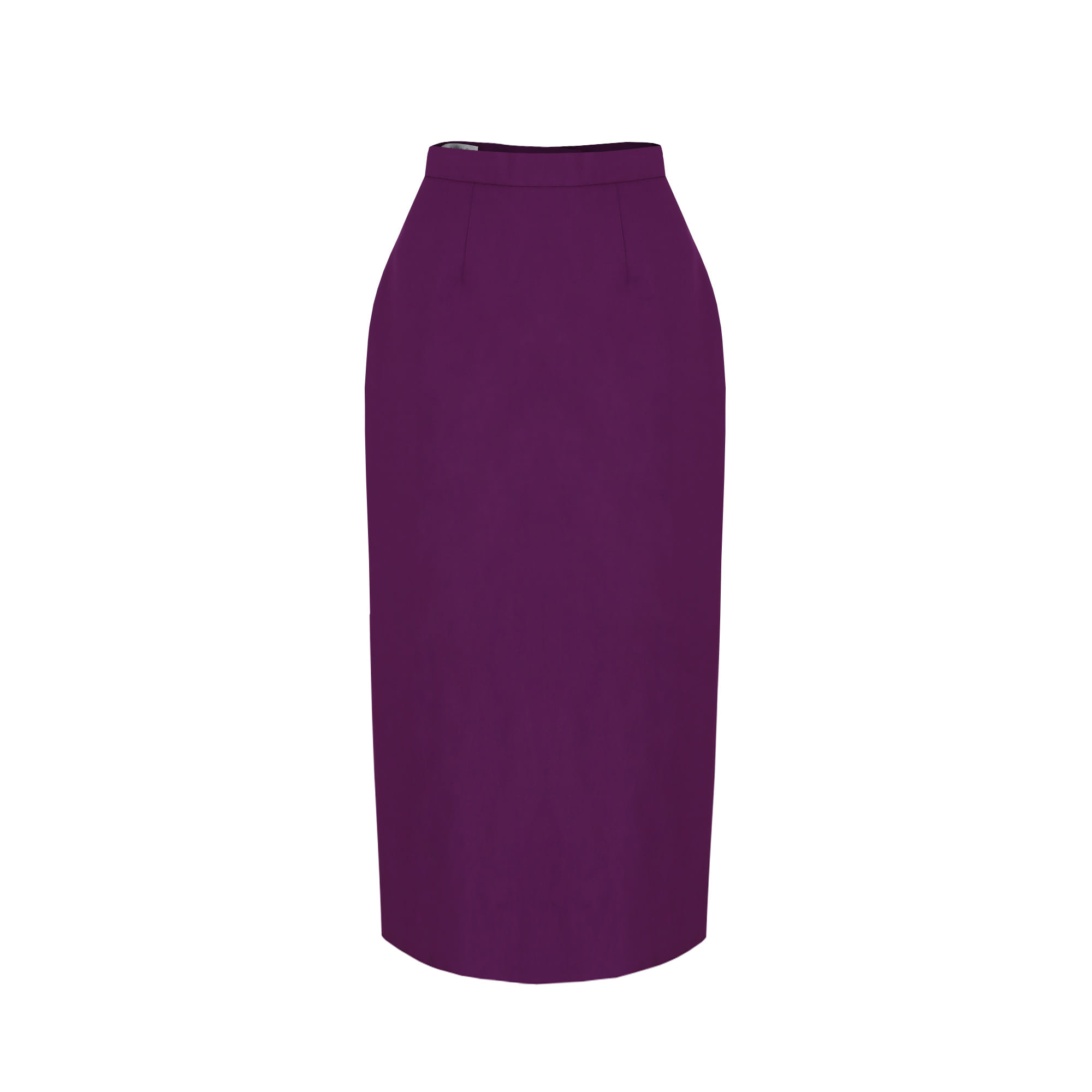 H-Line Midi Skirt (Purple)